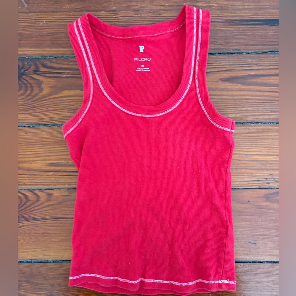 Anthropologie Pilcro Icon Scoop Neck Tank